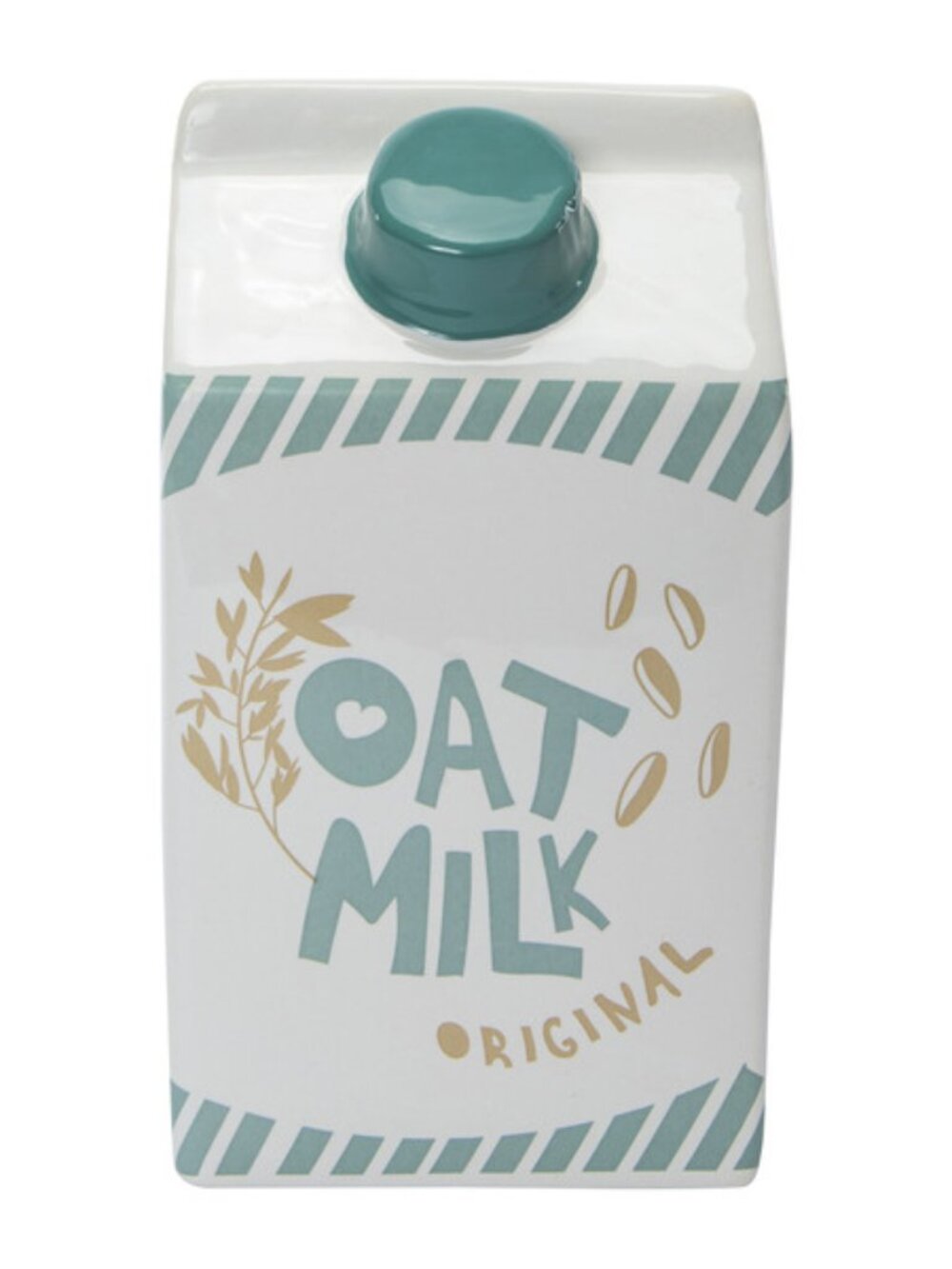 NWT Large Oat Milk Novelty Ceramic Vase Modern Home Decor